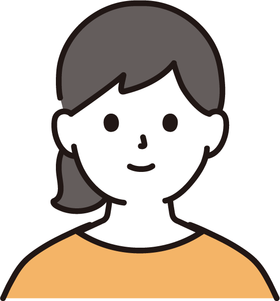 女性のアイコンです。