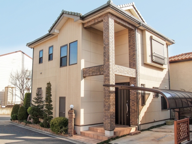 戸建て住宅の外観