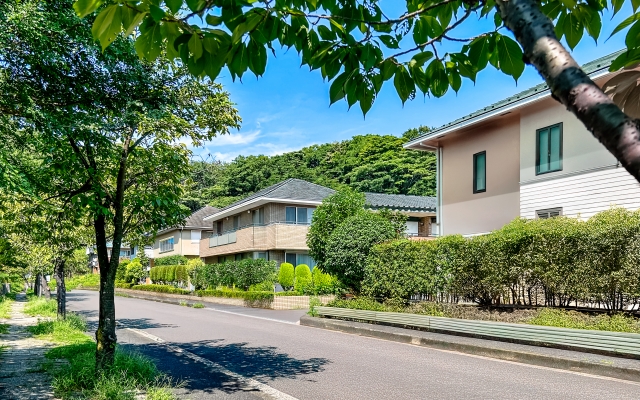 閑静な住宅街